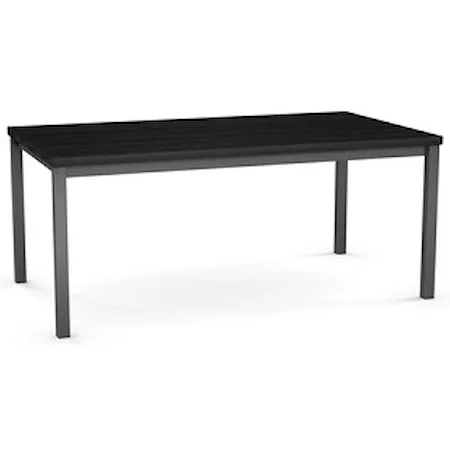 Customizable Bennington Table with Wood Top